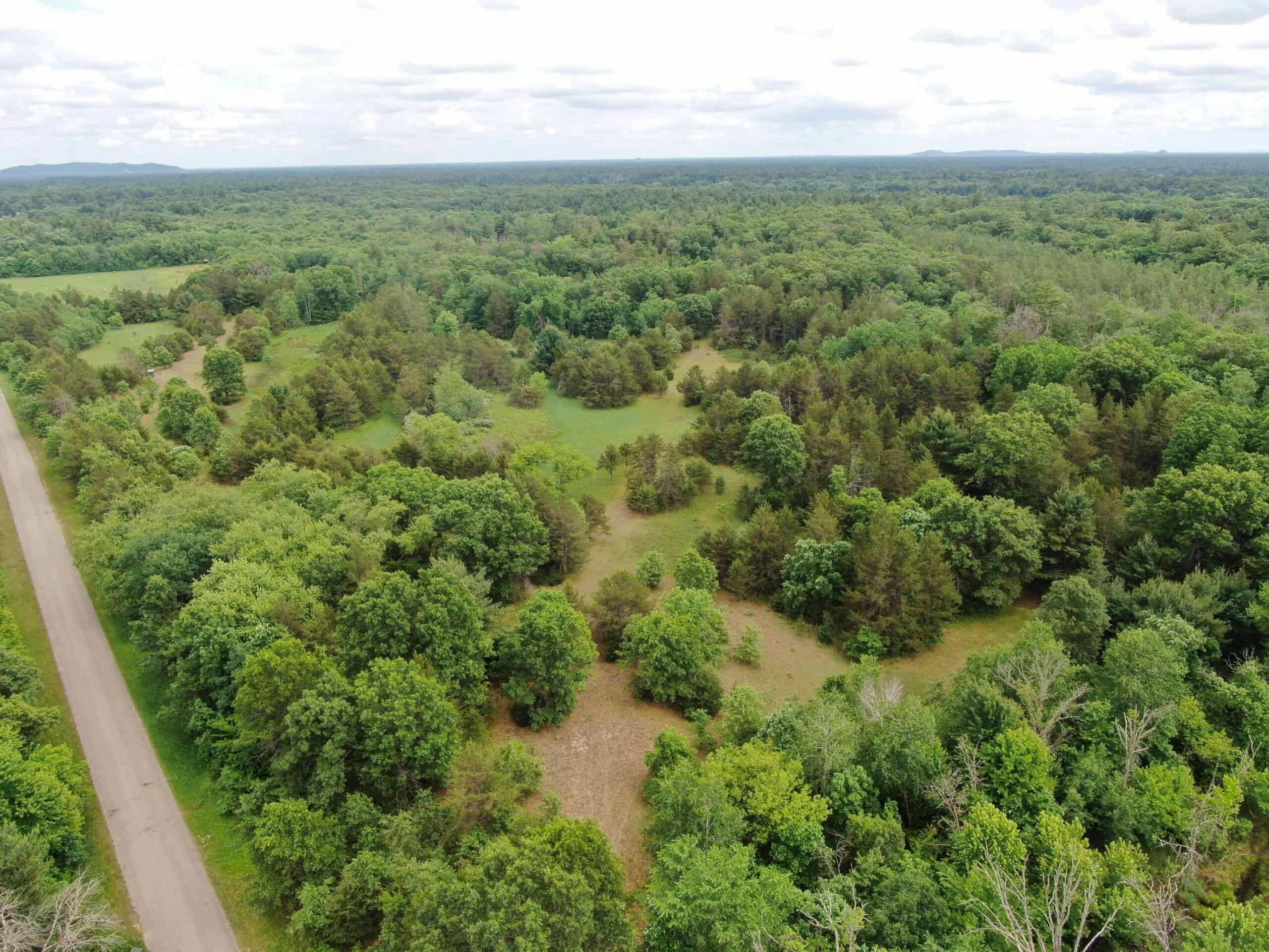 Forty acres in Adams County located in the Town of Strongs Prairie