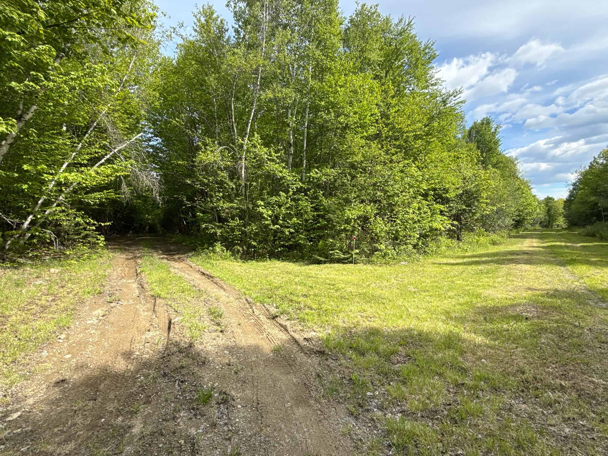 46 Acres of Maine Wilderness with Turnkey Off-Grid Cabin & Garage