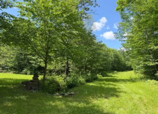Off Grid Camp with 34 Acres – Abbot, Maine