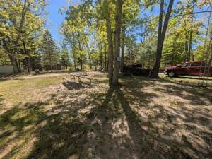 Cabin in Canada Creek Ranch w/ Deeded Access to Lake Geneva Atlanta MI