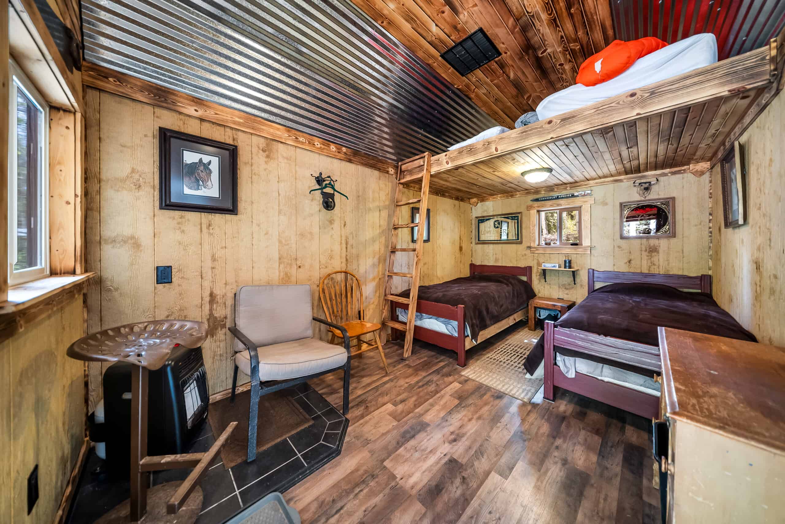 Colorado Mountain Hunting Retreat Surrounded By Thousands of Acres of Public Land in Garfield County With Low Flowing Creek and Multiple Cabins and Lodge