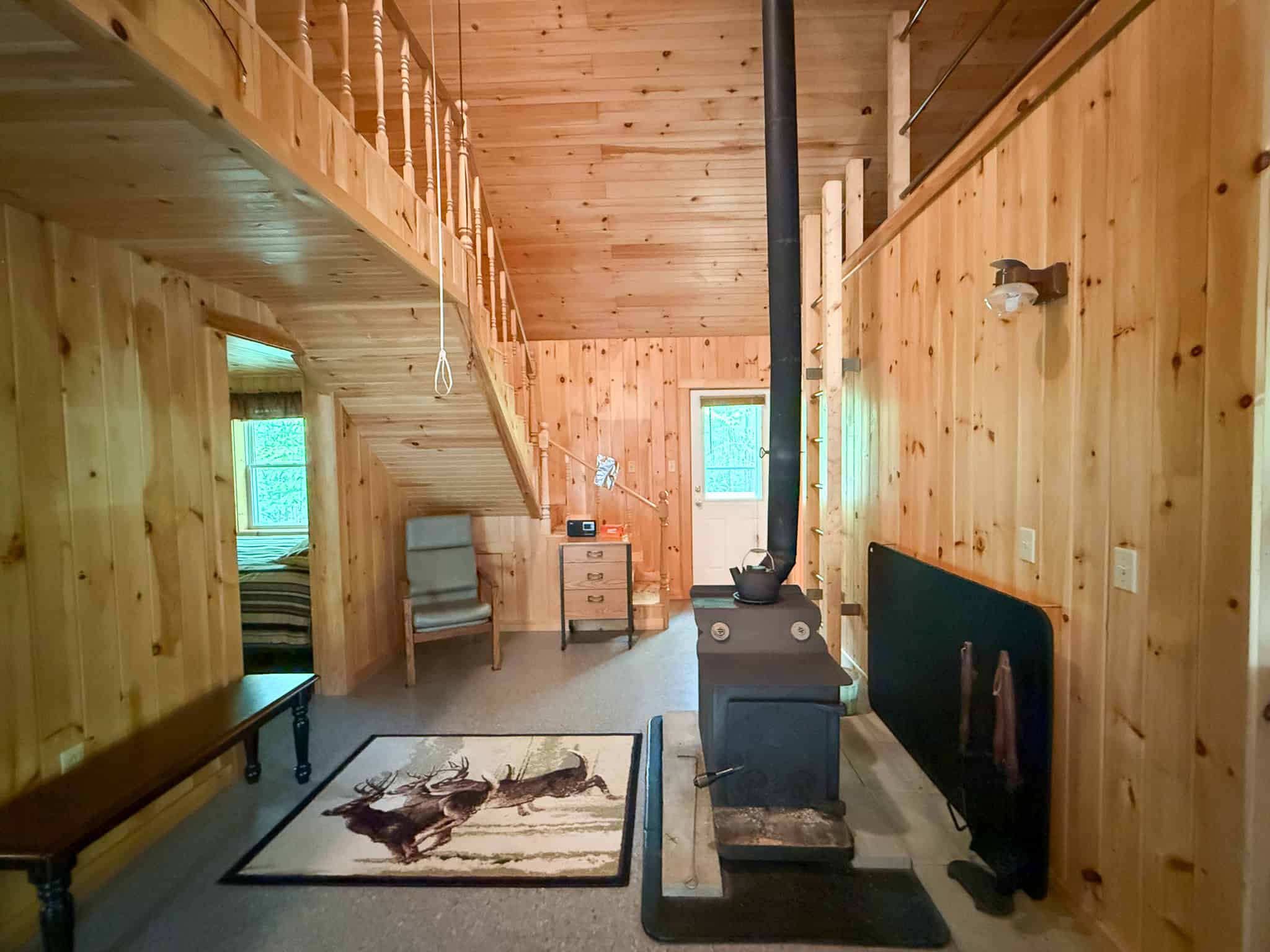 46 Acres of Maine Wilderness with Turnkey Off-Grid Cabin & Garage
