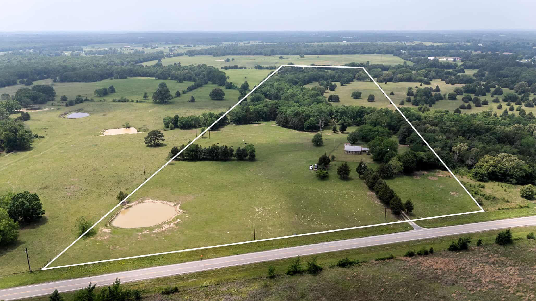 47.79-Acre Hunting Land with Cabin for Sale Ben Wheeler TX