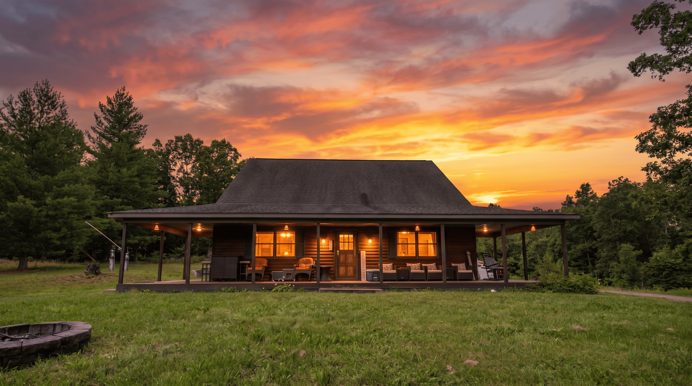 Rustic Ozarks Home on 27.5 Acres