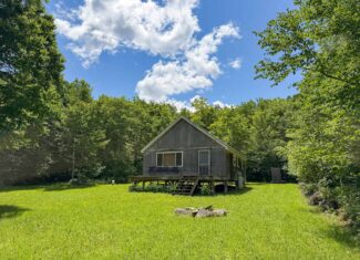 Off Grid Camp with 34 Acres – Abbot, Maine