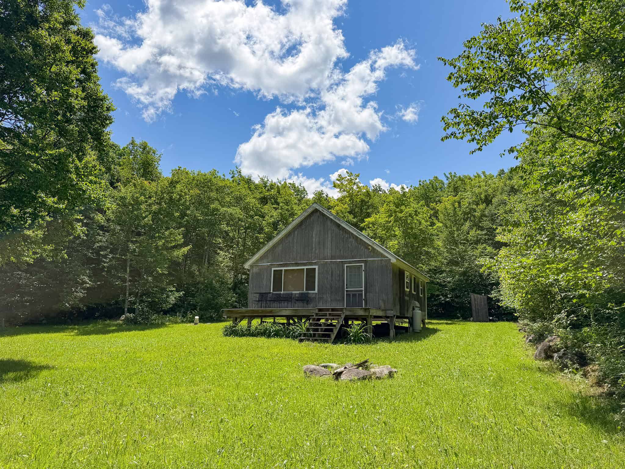 Off Grid Camp with 34 Acres – Abbot, Maine