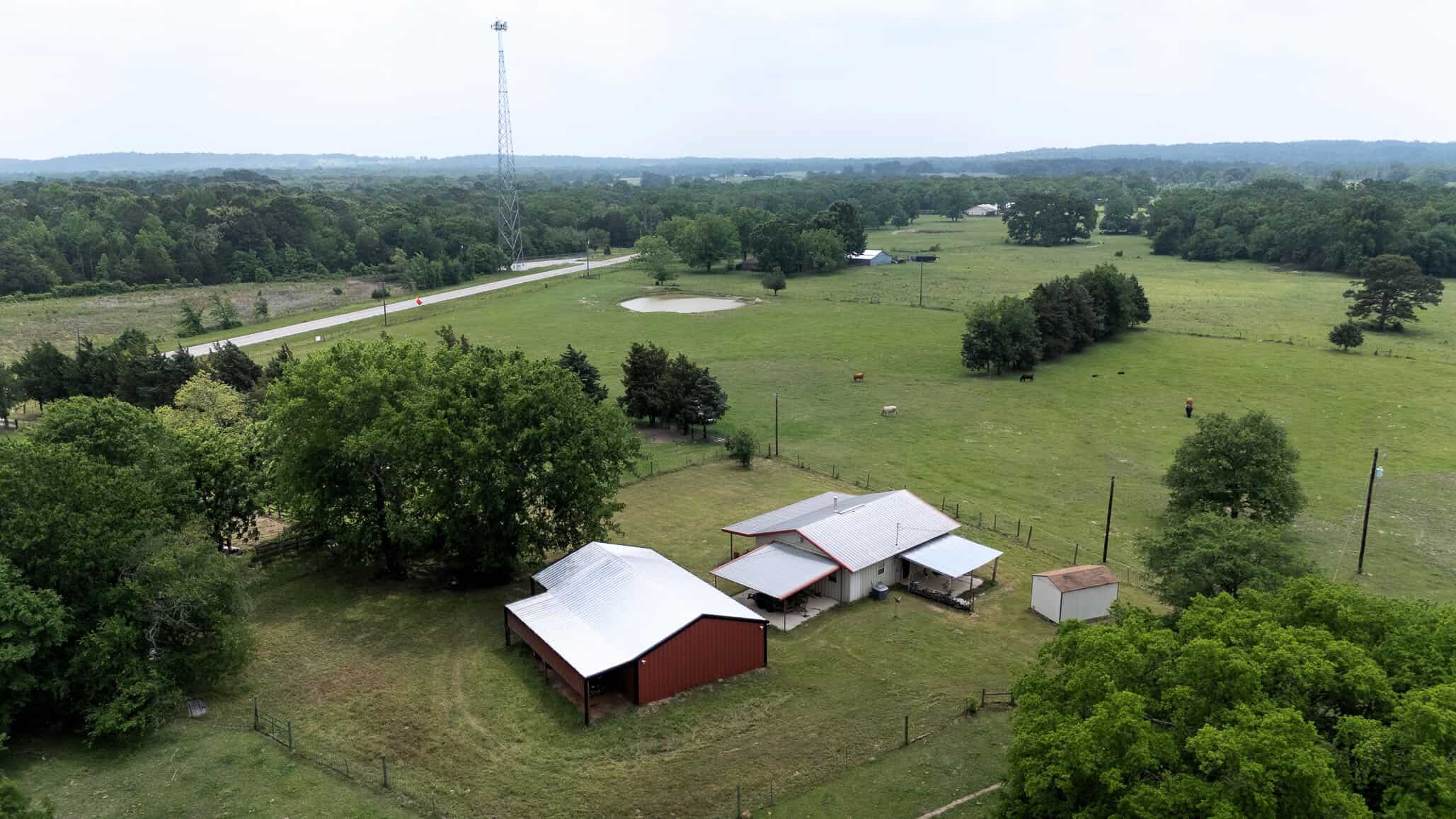 47.79-Acre Hunting Land with Cabin for Sale Ben Wheeler TX