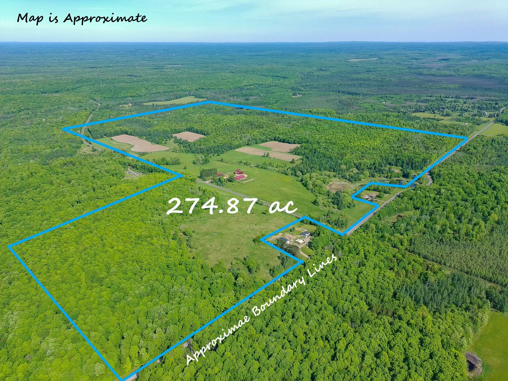 274 ± Acre Luxury Ranch & Hunting Estate | Butternut, WI