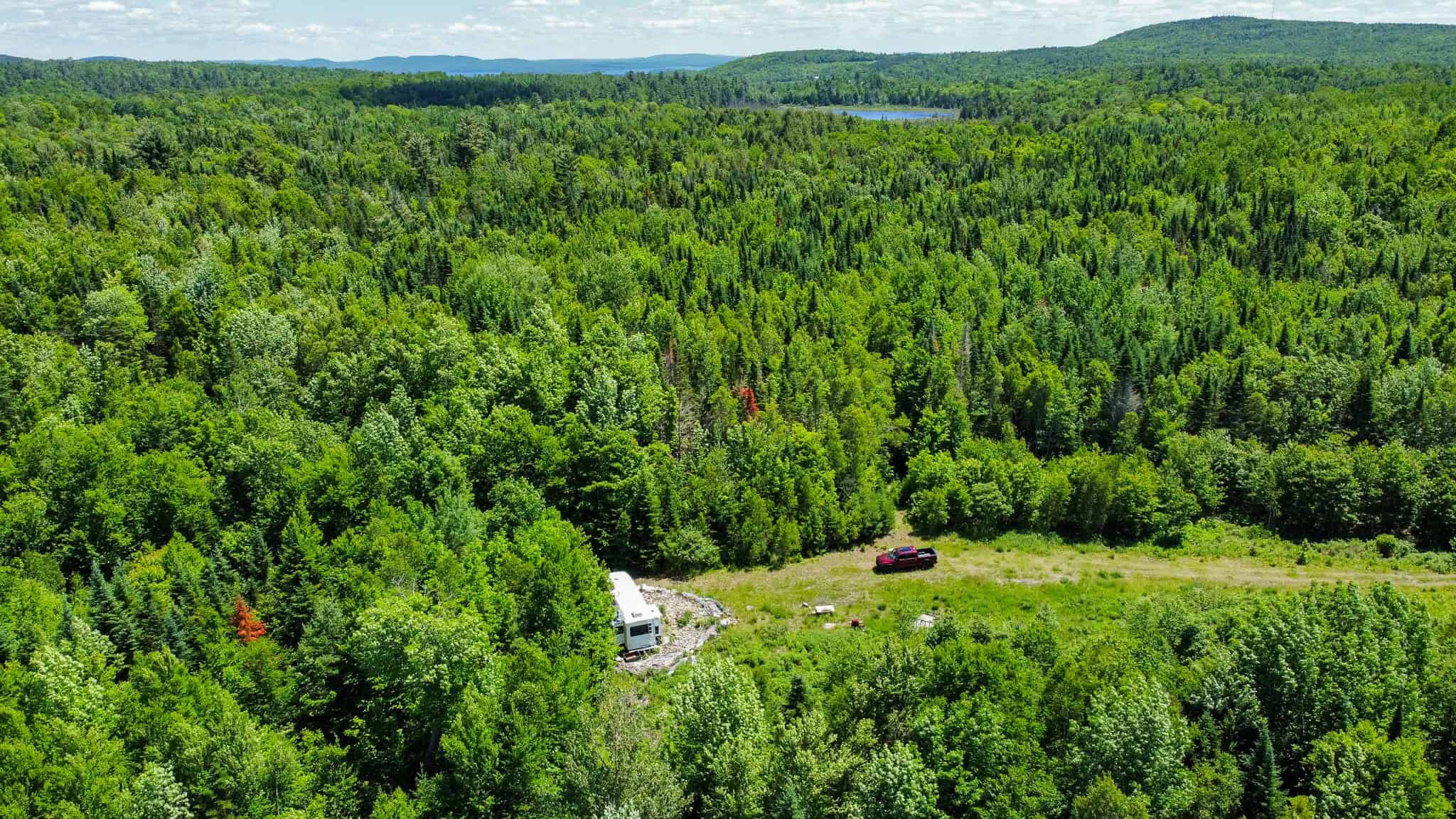 Large Acreage Maine Land for Sale Near West Grand Lake Chain
