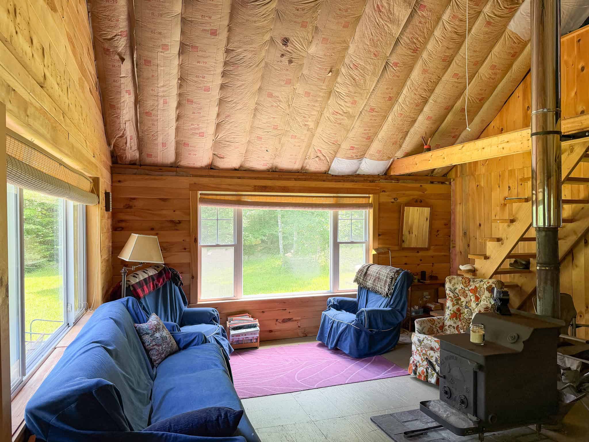 Off Grid Camp with 34 Acres – Abbot, Maine