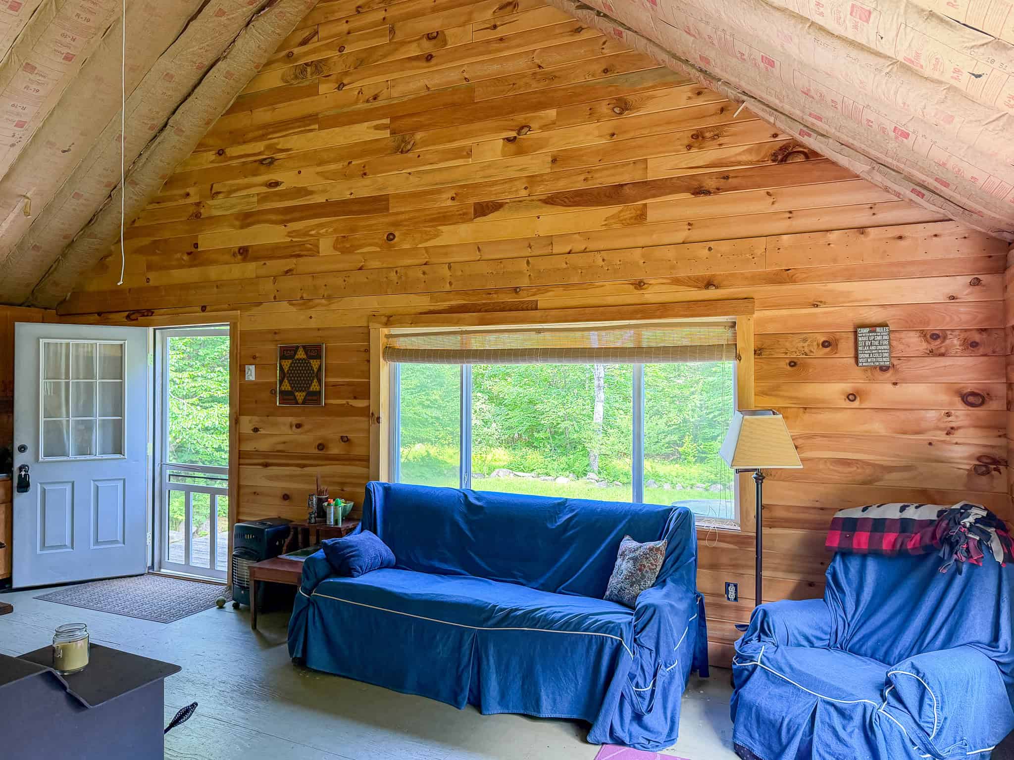 Off Grid Camp with 34 Acres – Abbot, Maine