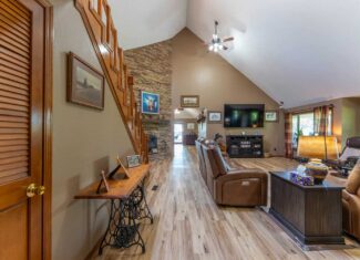 88-Acre Horse Farm with Custom Ranch Home, Stables, Ponds & Private Gated Drive