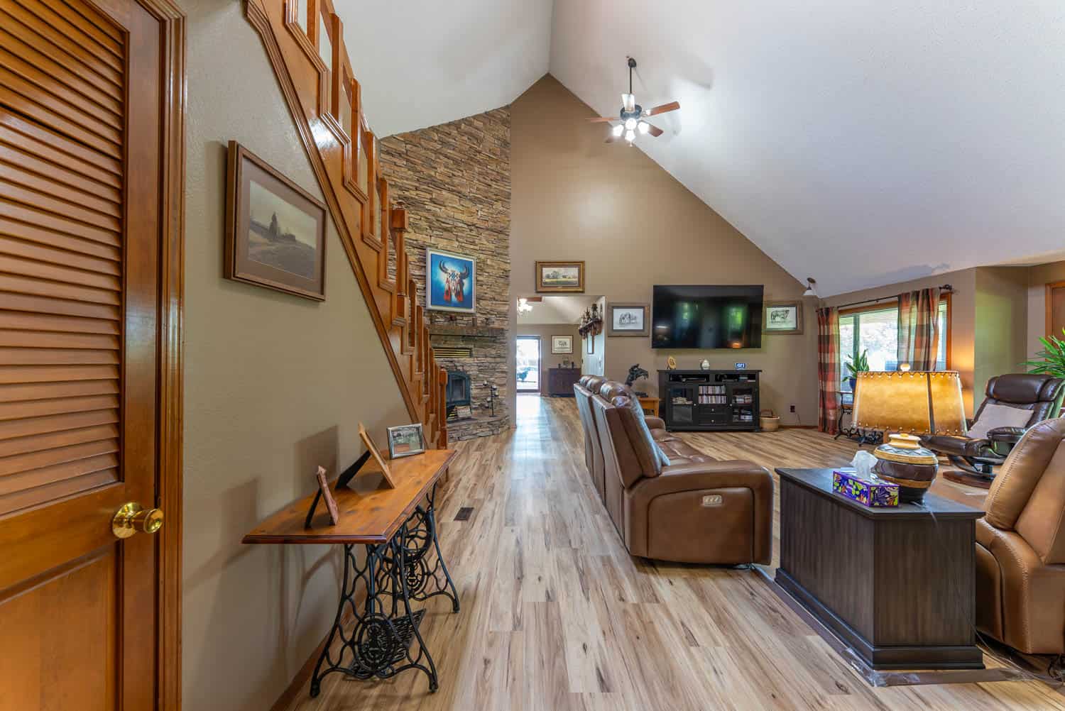 88-Acre Horse Farm with Custom Ranch Home, Stables, Ponds & Private Gated Drive