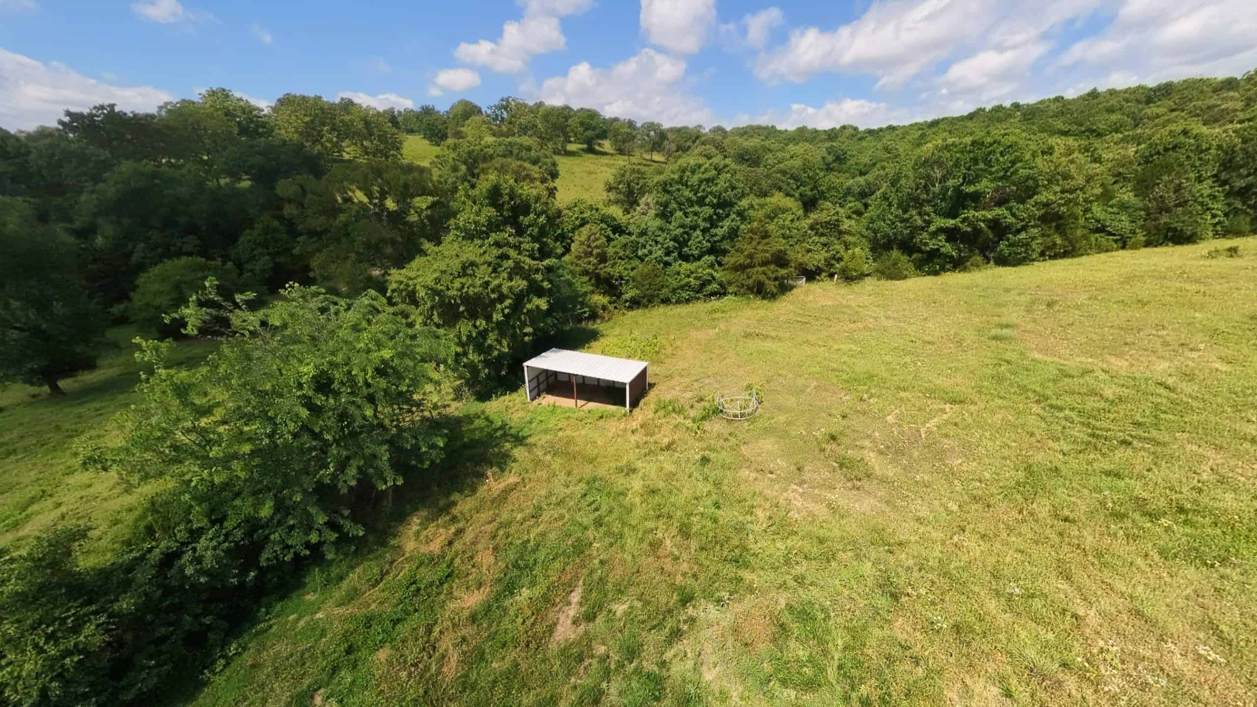 88-Acre Horse Farm with Custom Ranch Home, Stables, Ponds & Private Gated Drive