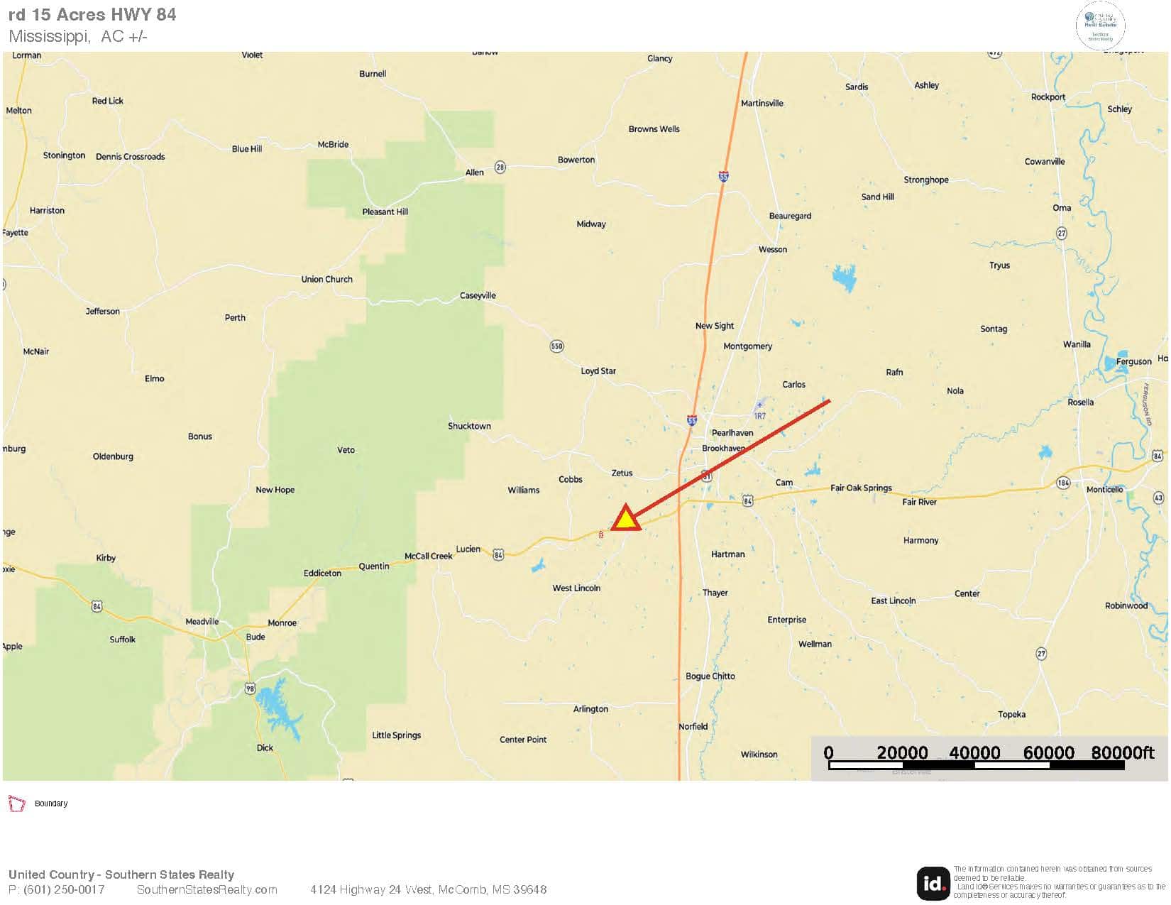 Land for Sale in Brookhaven, MS