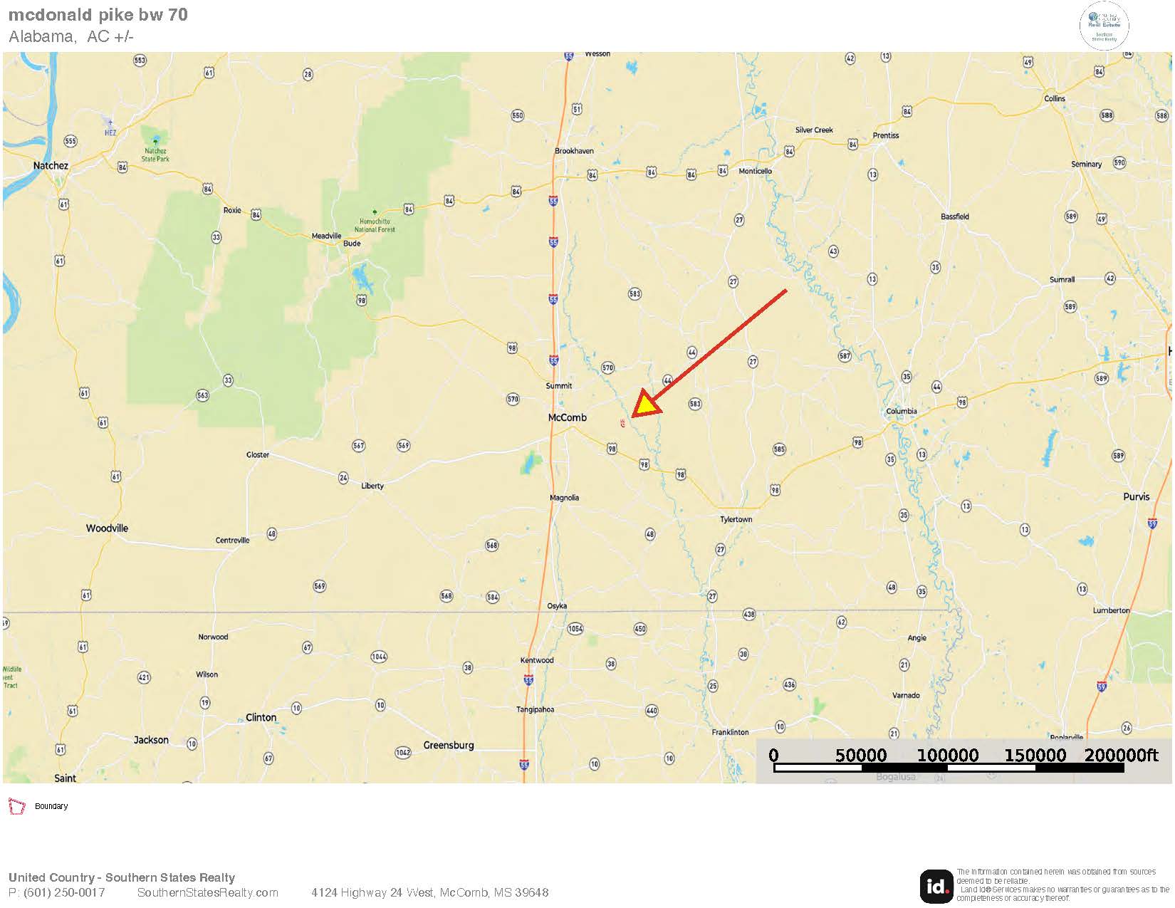 70+- Acres of Plantation Pines Pike County MS