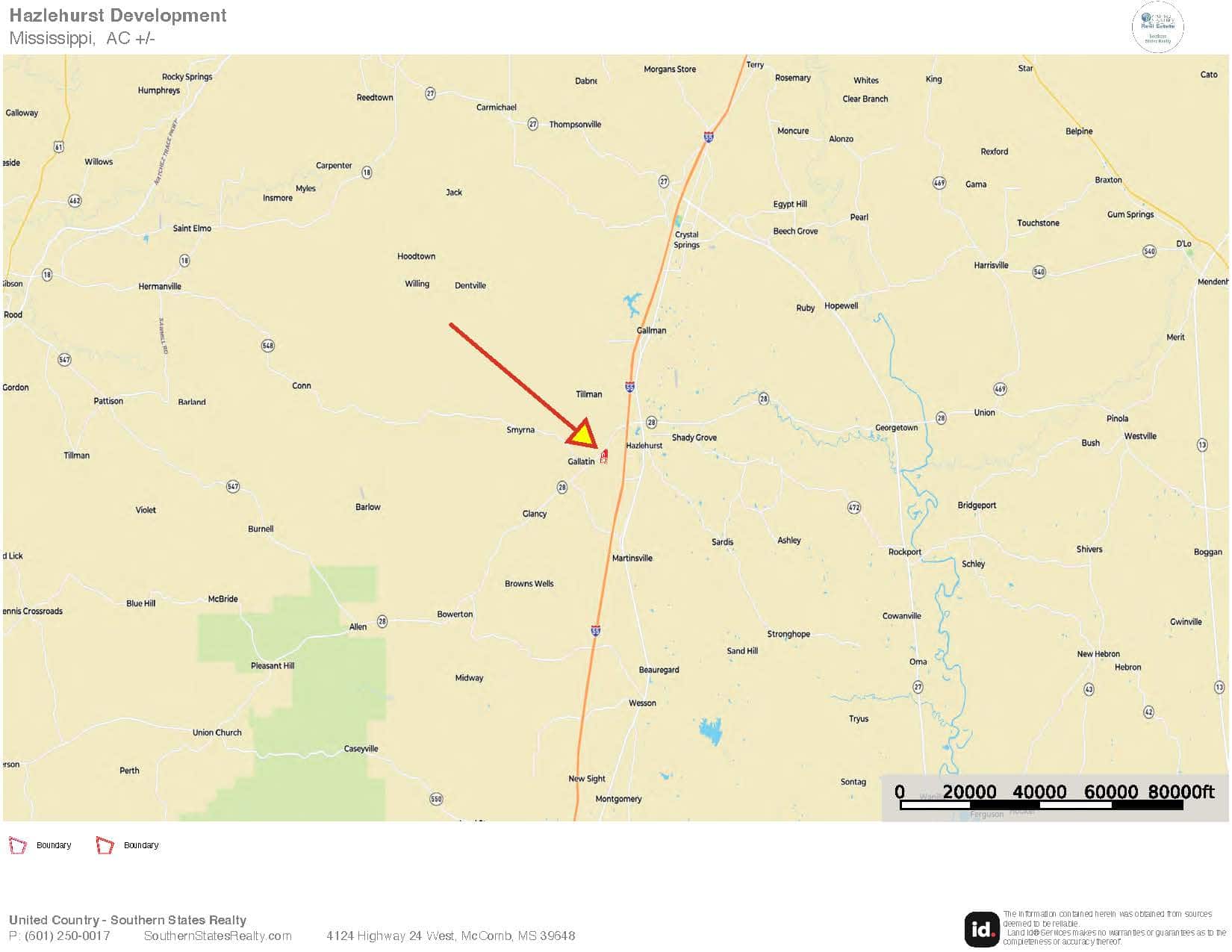 Hazlehurst MS Hunting Land for Sale