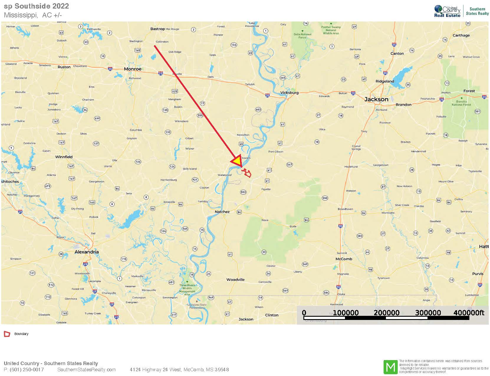 Jefferson County, MS Hunting Club Ownership Share