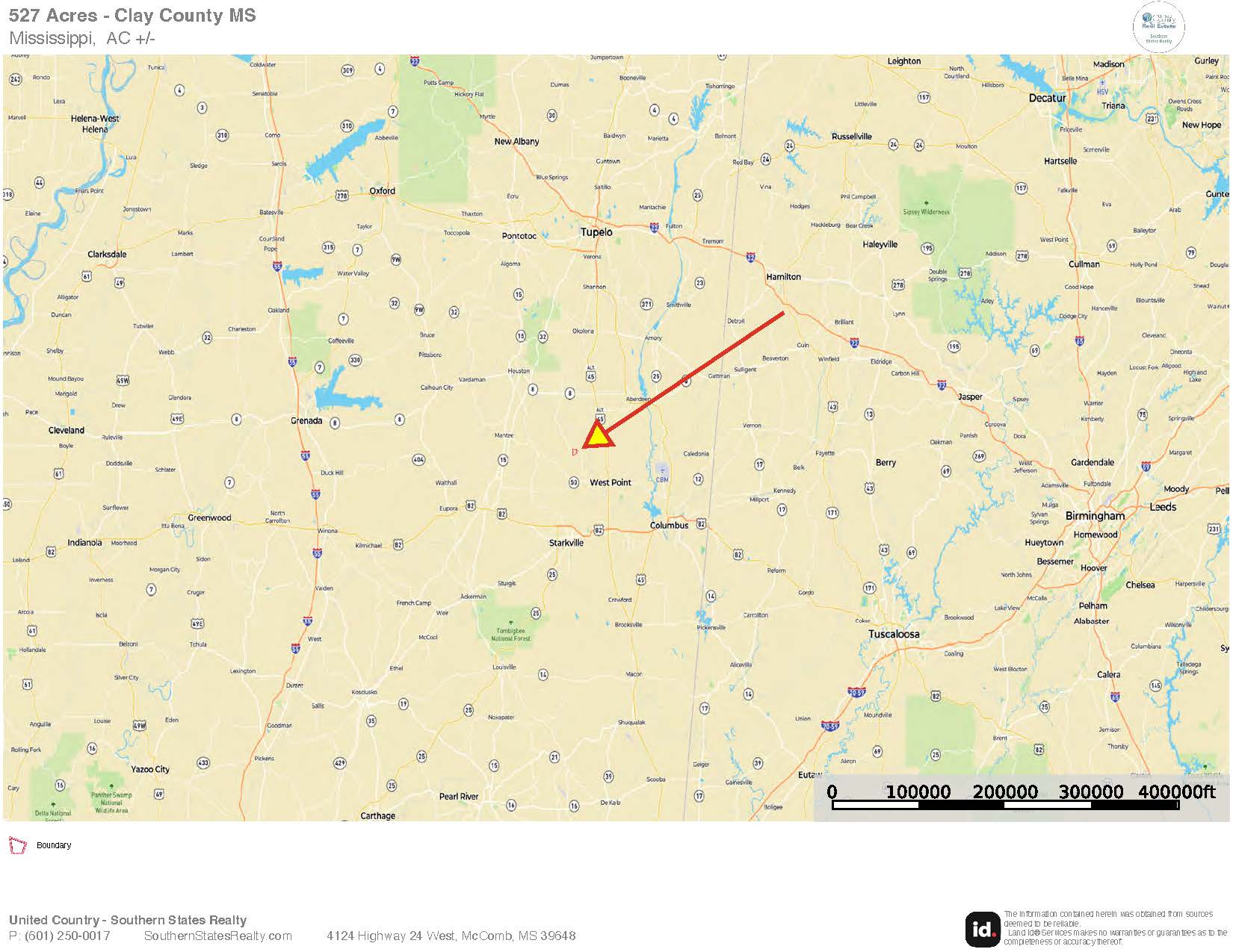 527 Acres Black Belt Prairie Clay County MS