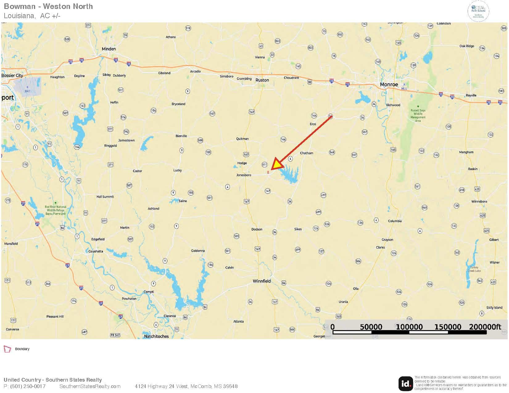 Weston 53 – Timber & Hunting Land in Louisiana