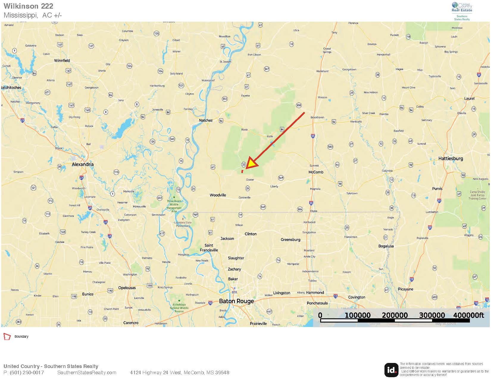 Wilkinson County MS Hunting Land for Sale