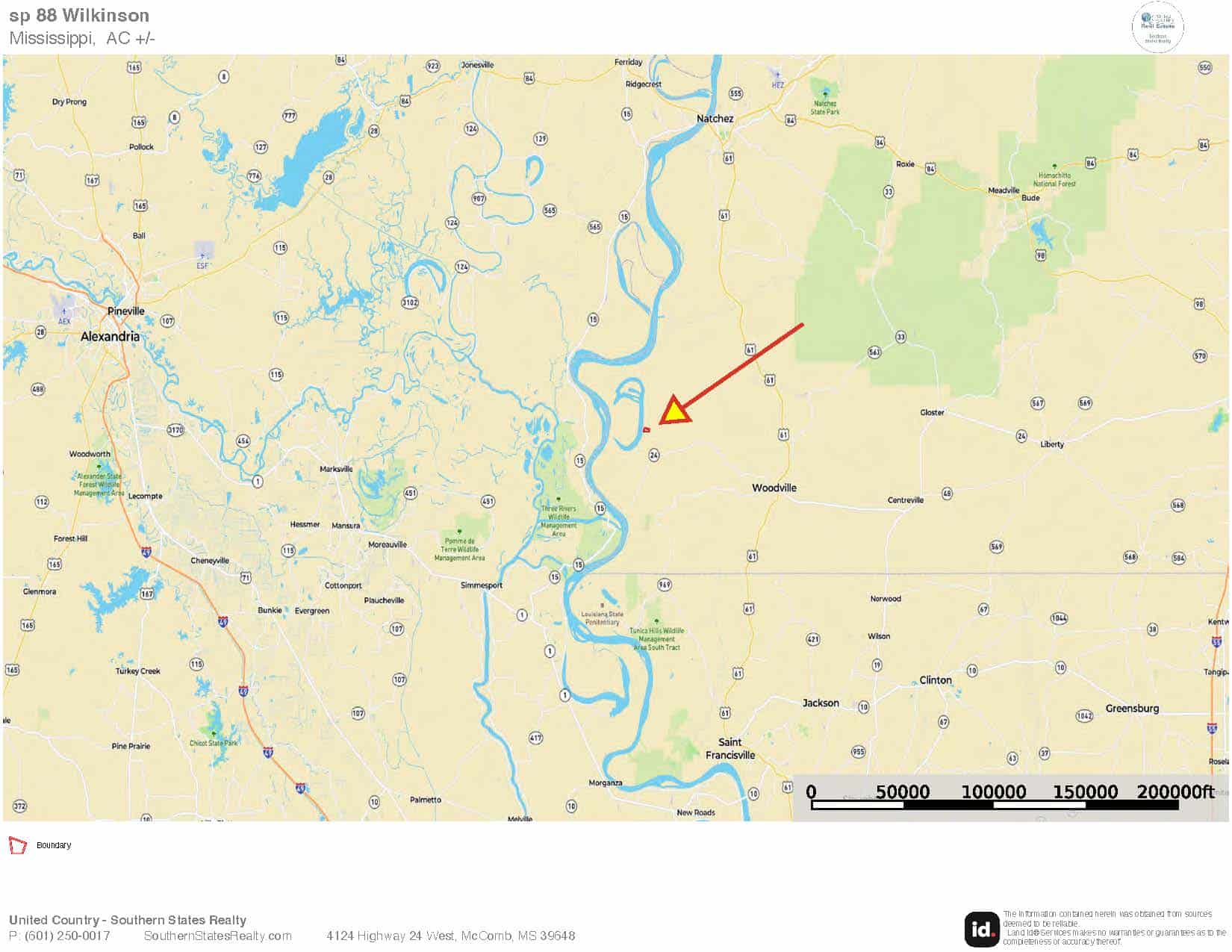 88 Acre Hunting Property – Wilkinson County, MS