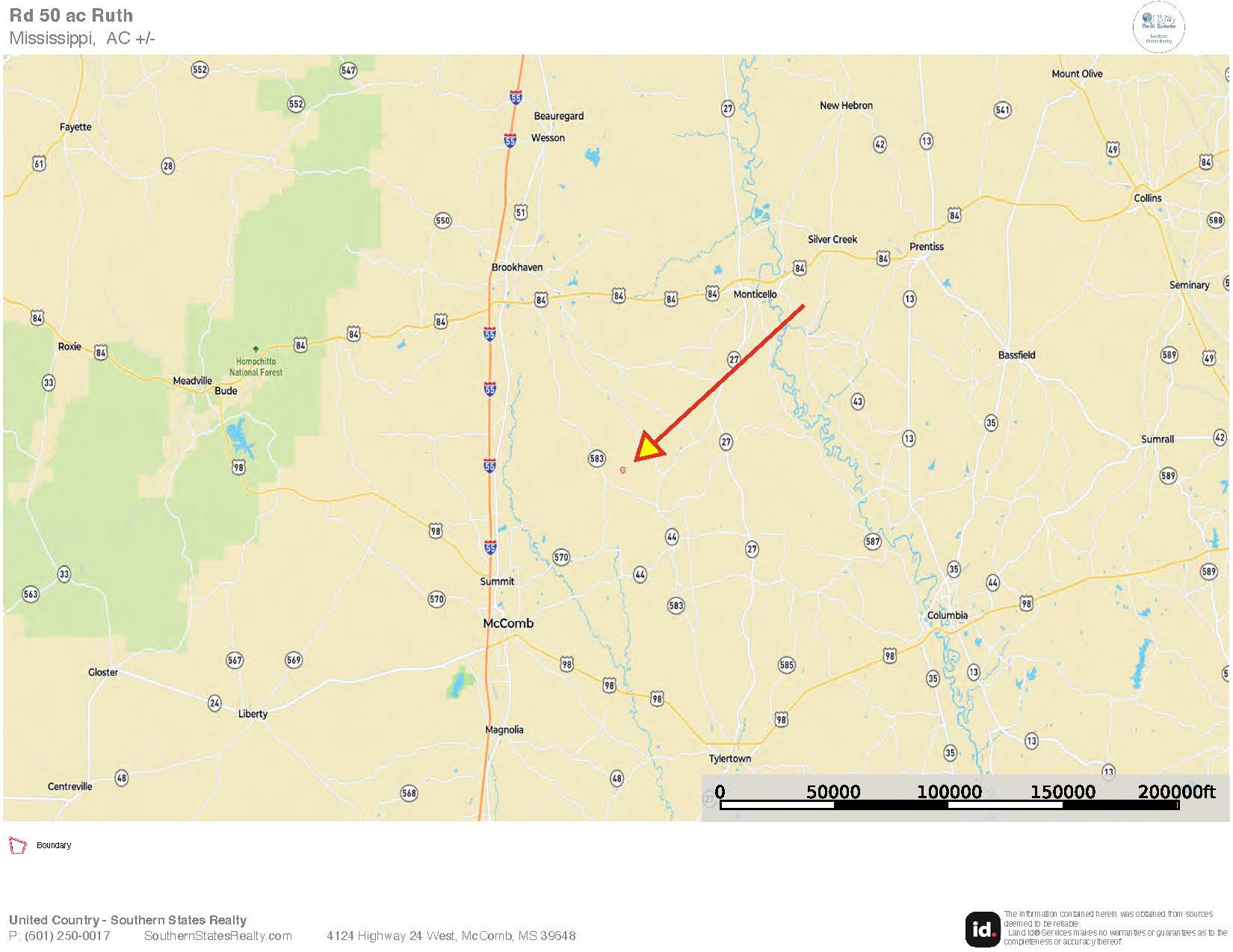 Pasture Land for Sale in Lincoln County, MS