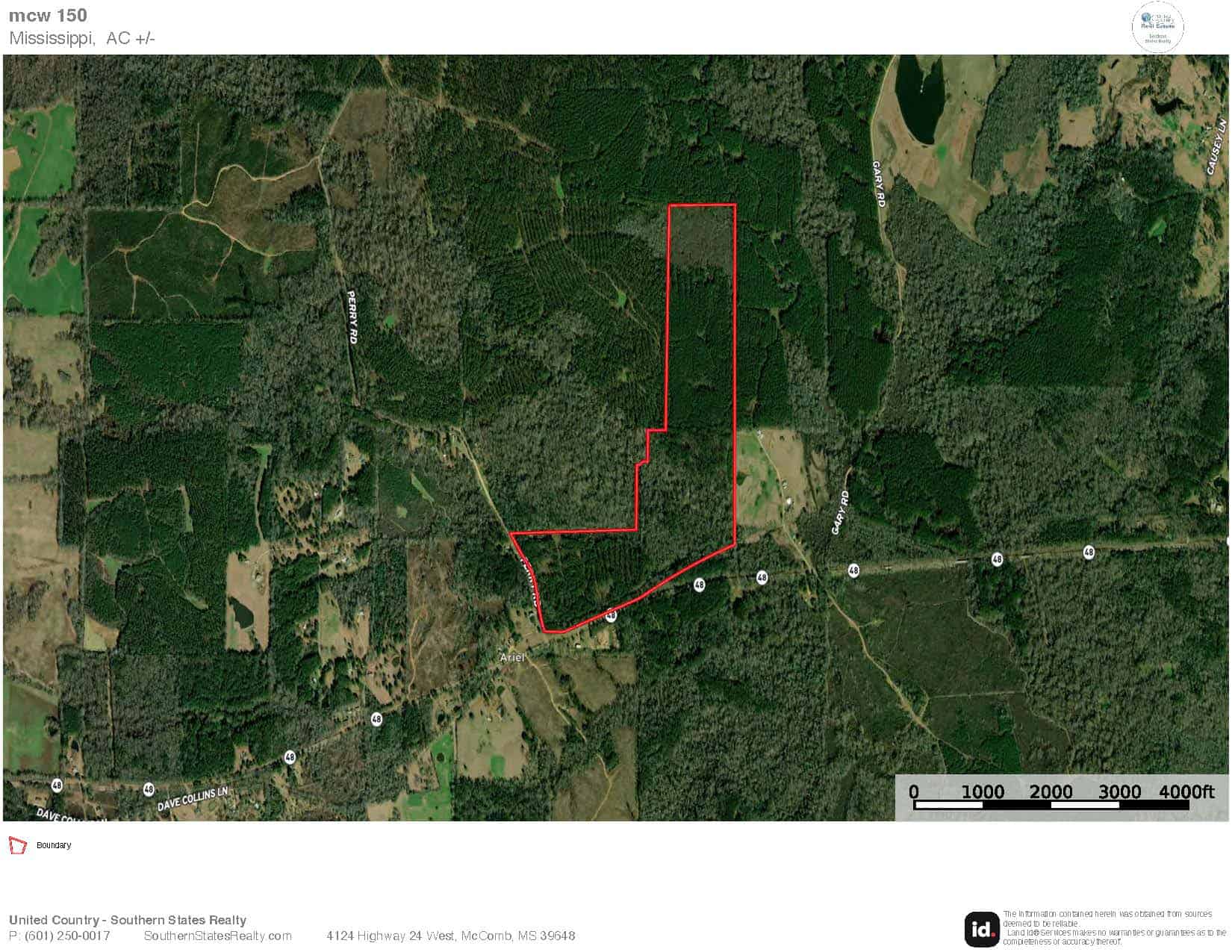 155 Acres Hunting Land for Sale in Centreville, MS