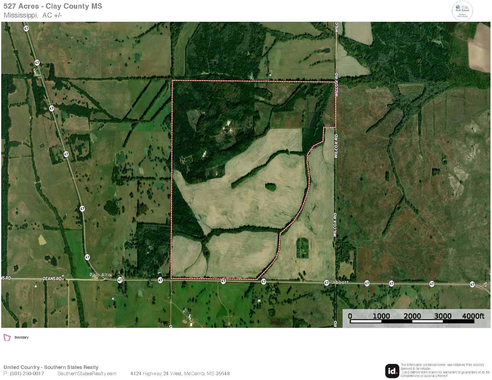 527 Acres Black Belt Prairie Clay County MS