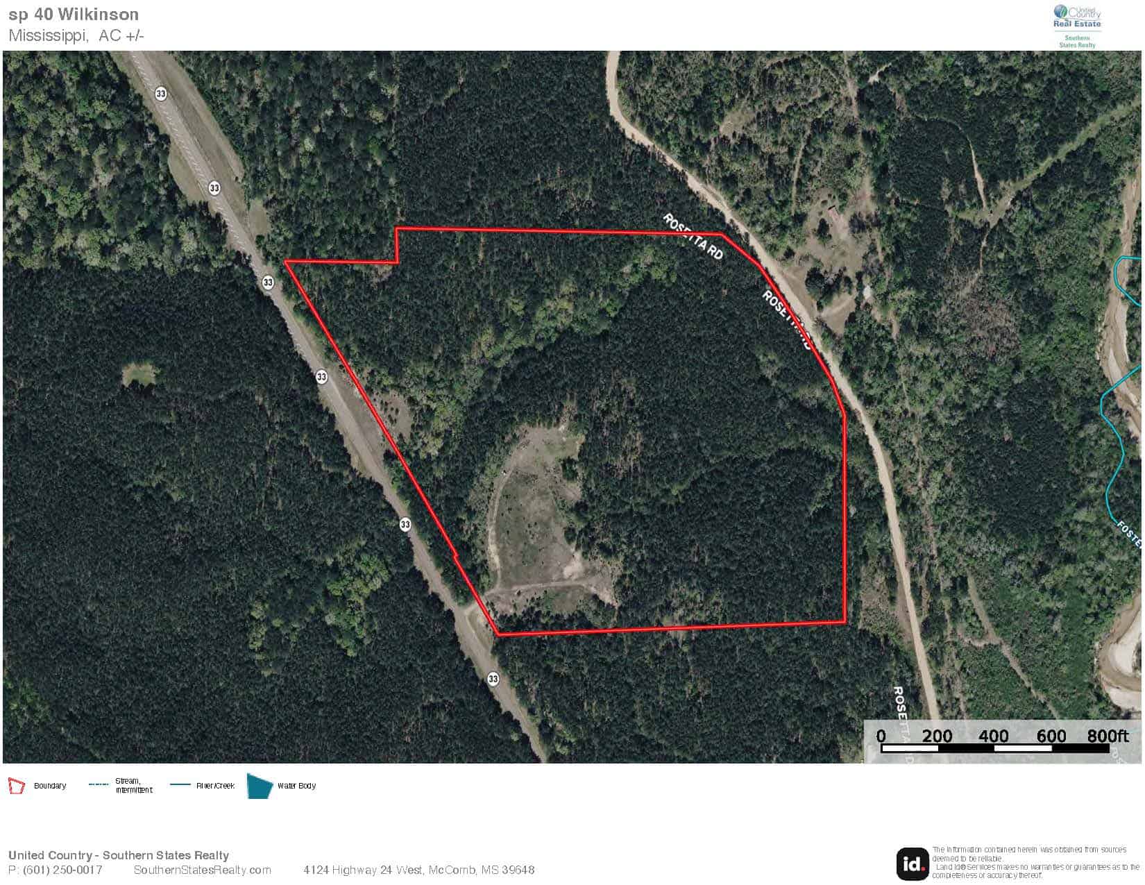 Crosby, MS Hunting Land by Homochitto National Forest