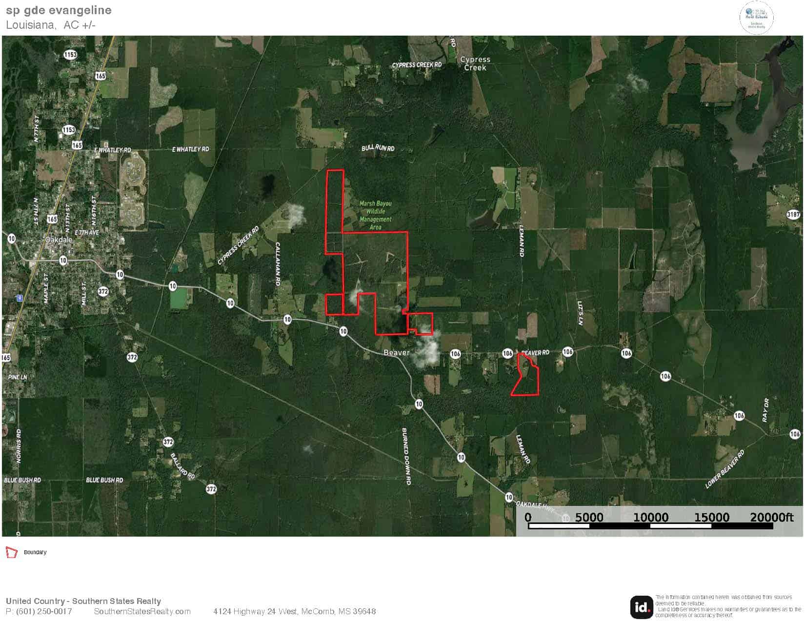 Paradise Whitetails in Oakdale, LA – 1,116± Acres