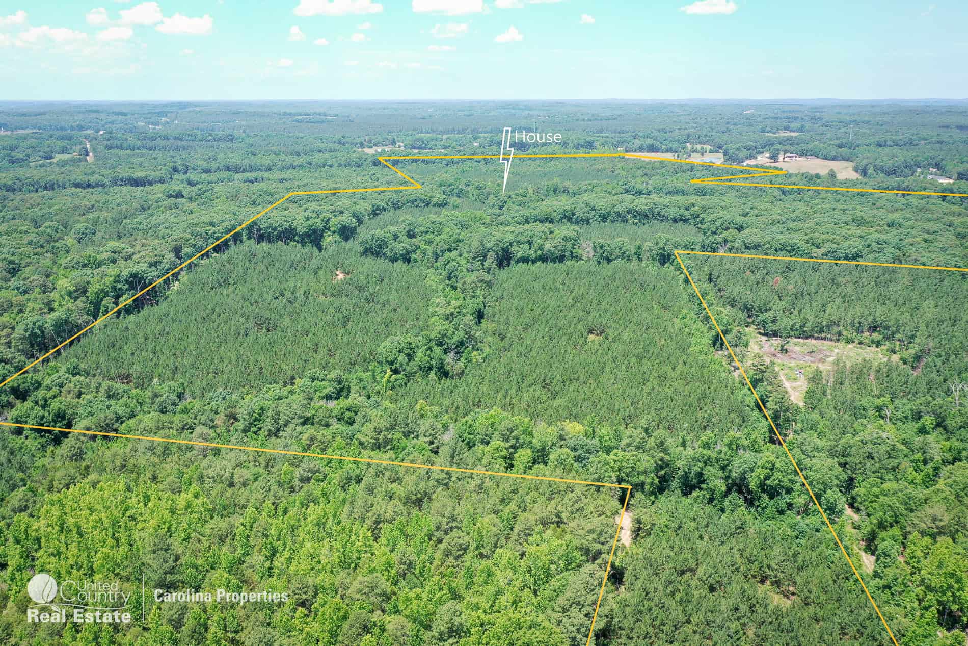 106 Acres of Hunting, Recreational, Timber, and Rural Lifestyle Land for Sale in Gold Hill, NC