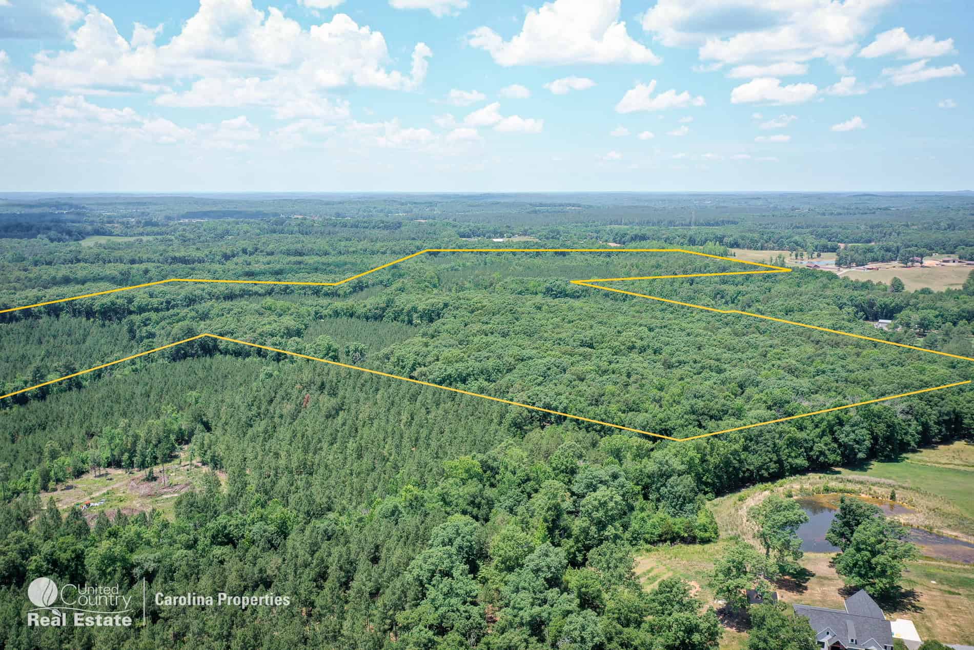106 Acres of Hunting, Recreational, Timber, and Rural Lifestyle Land for Sale in Gold Hill, NC