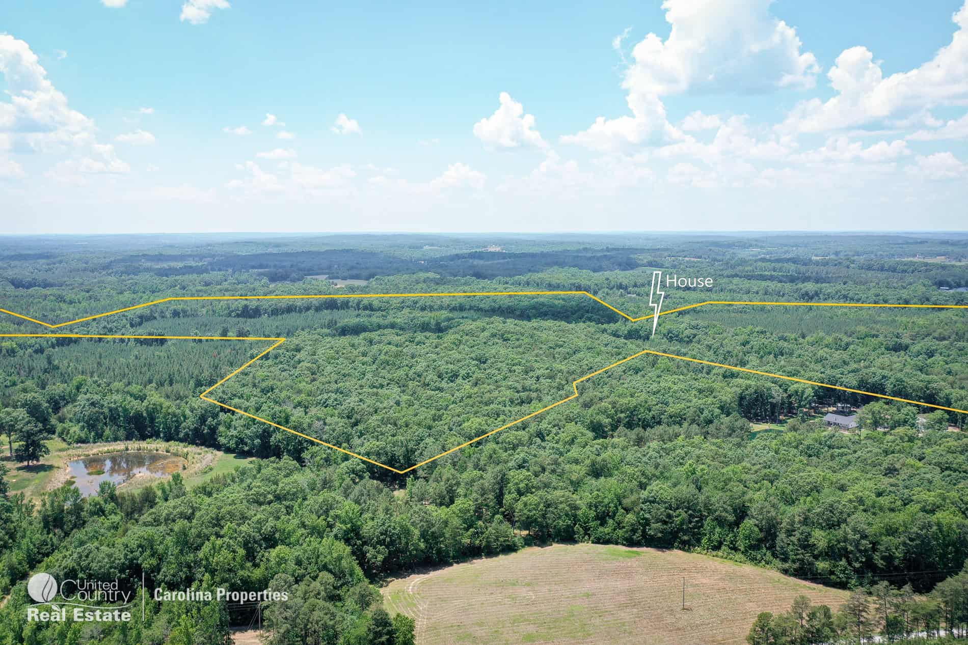106 Acres of Hunting, Recreational, Timber, and Rural Lifestyle Land for Sale in Gold Hill, NC