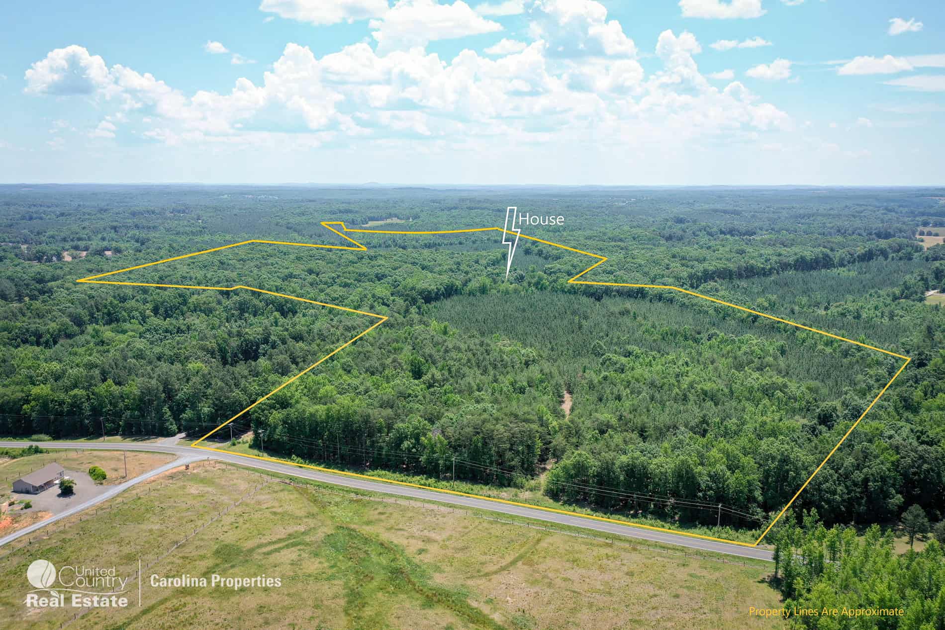 106 Acres of Hunting, Recreational, Timber, and Rural Lifestyle Land for Sale in Gold Hill, NC