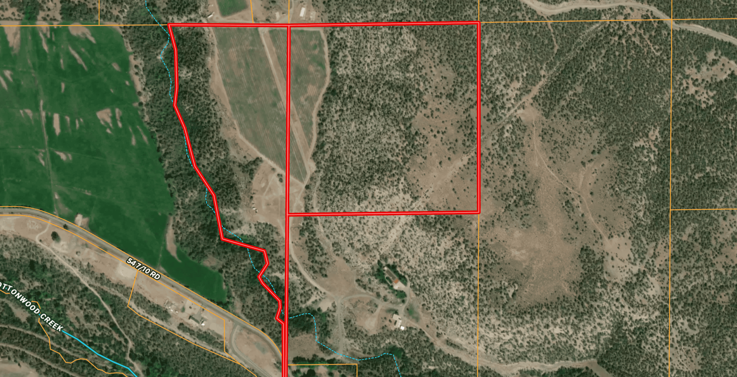 Irrigated Land and Building Site For Sale in Western Colorado