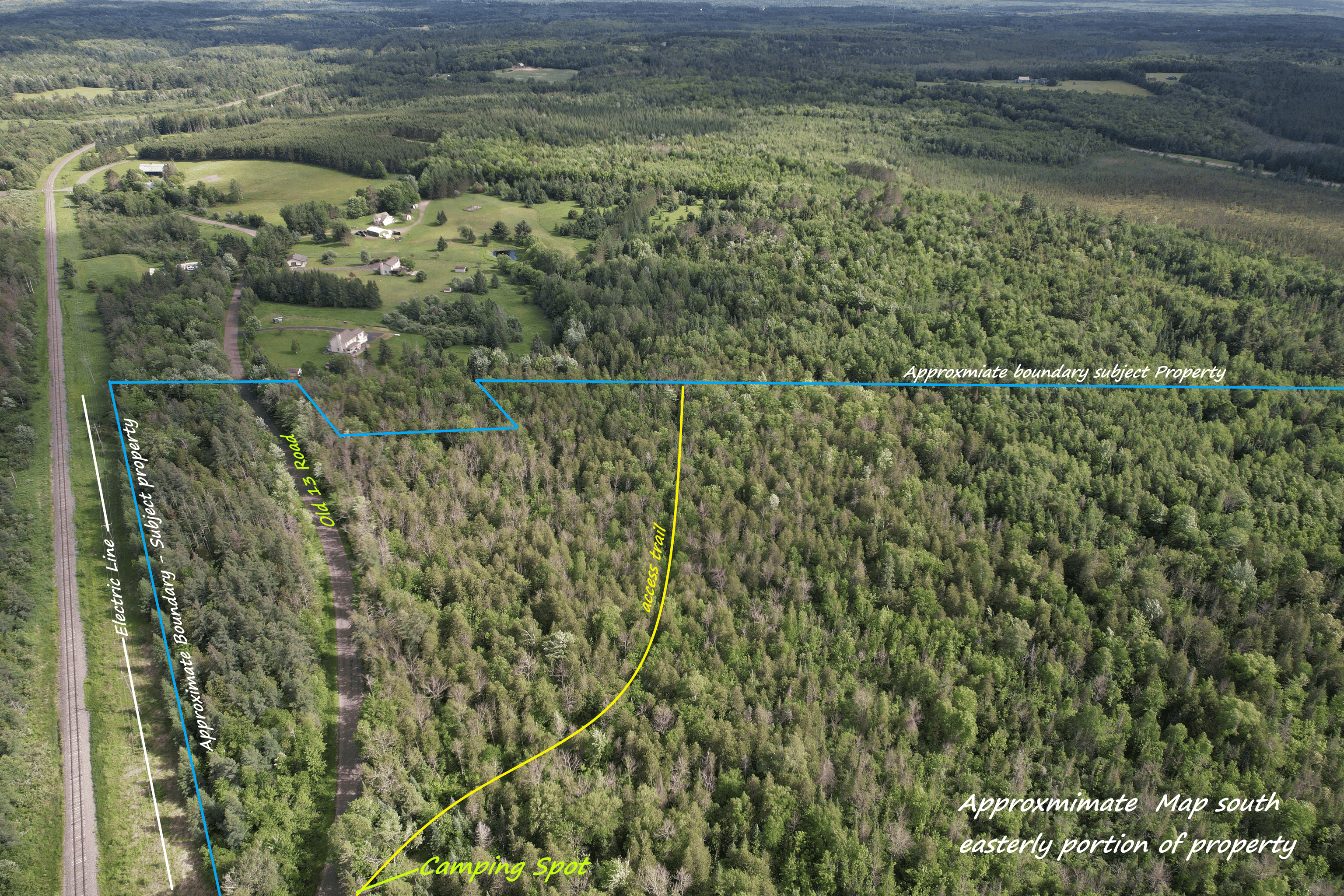 58 ± Acres Near Park Falls With Whitetail Hunting