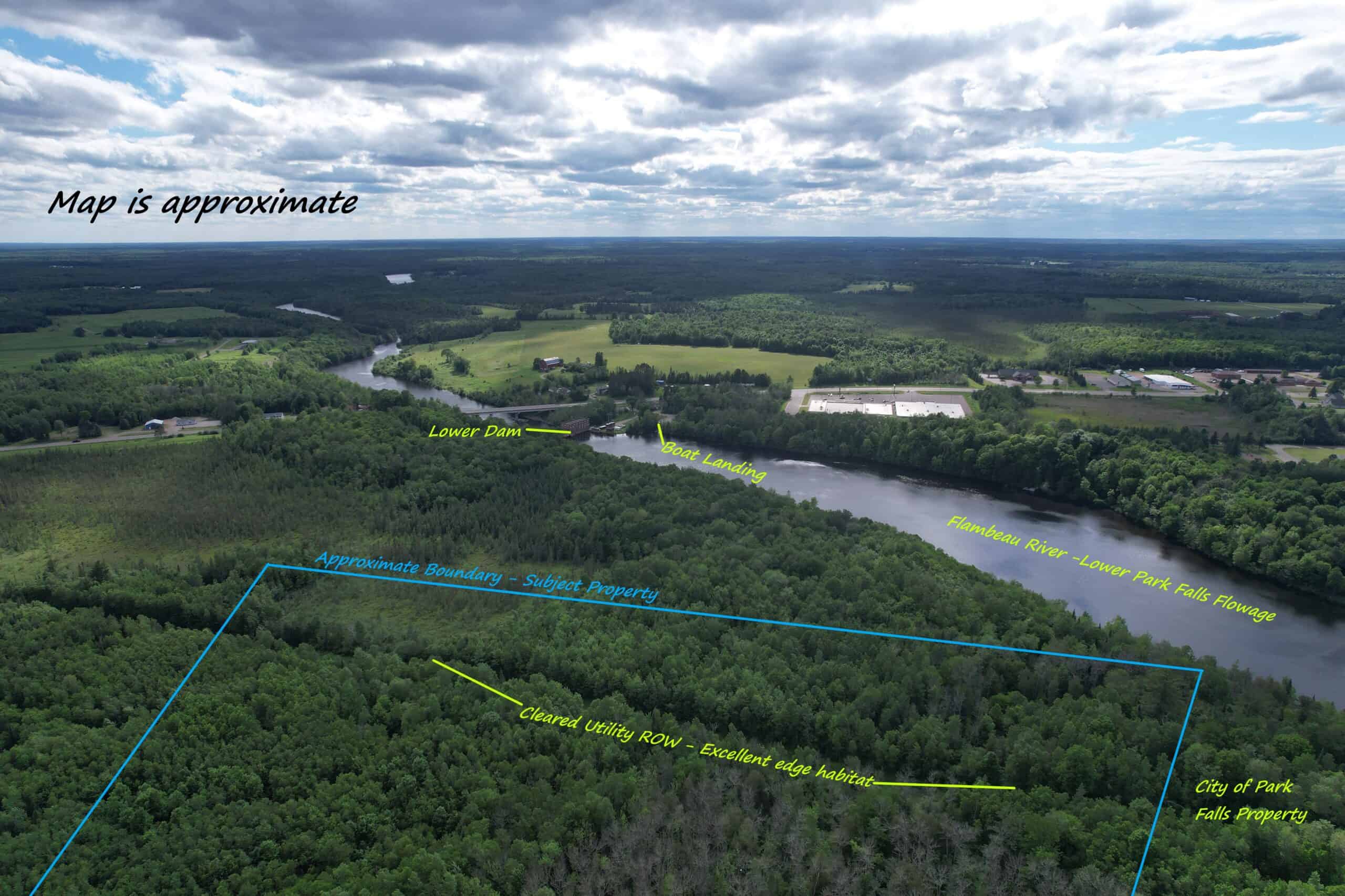 58 ± Acres Near Park Falls With Whitetail Hunting