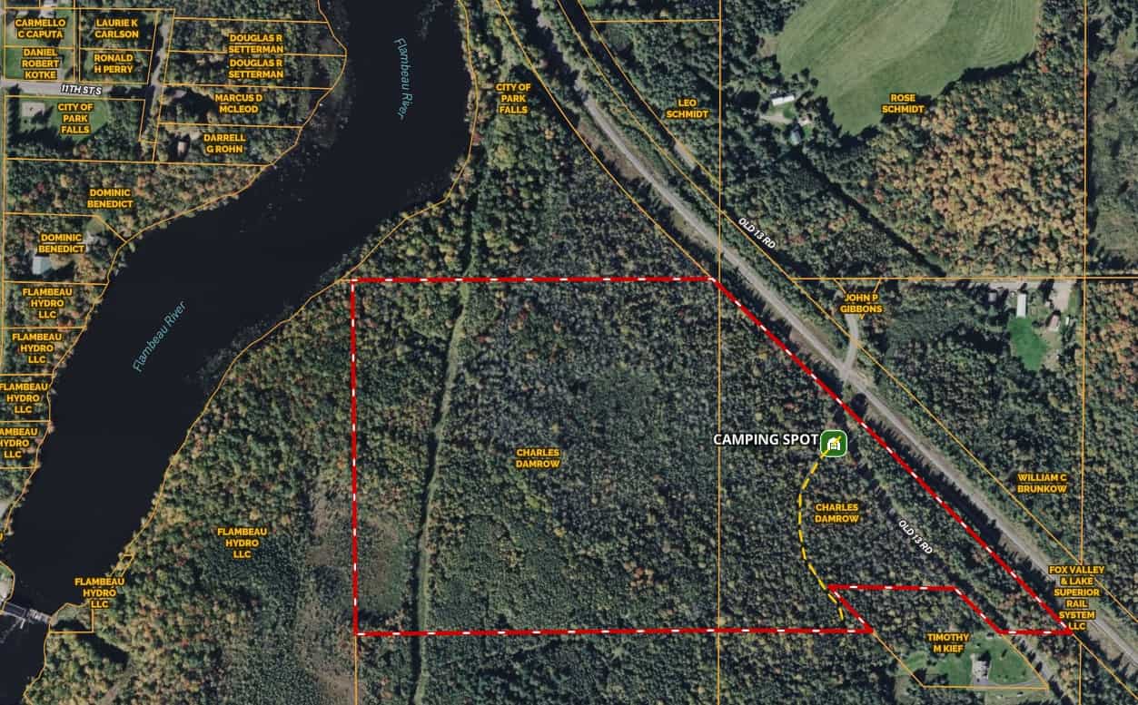 58 ± Acres Near Park Falls With Whitetail Hunting