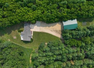 40-Acre Richland County Hunting Retreat with Ridge-Top Ranch Home & Trophy Whitetail History