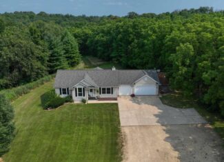 40-Acre Richland County Hunting Retreat with Ridge-Top Ranch Home & Trophy Whitetail History