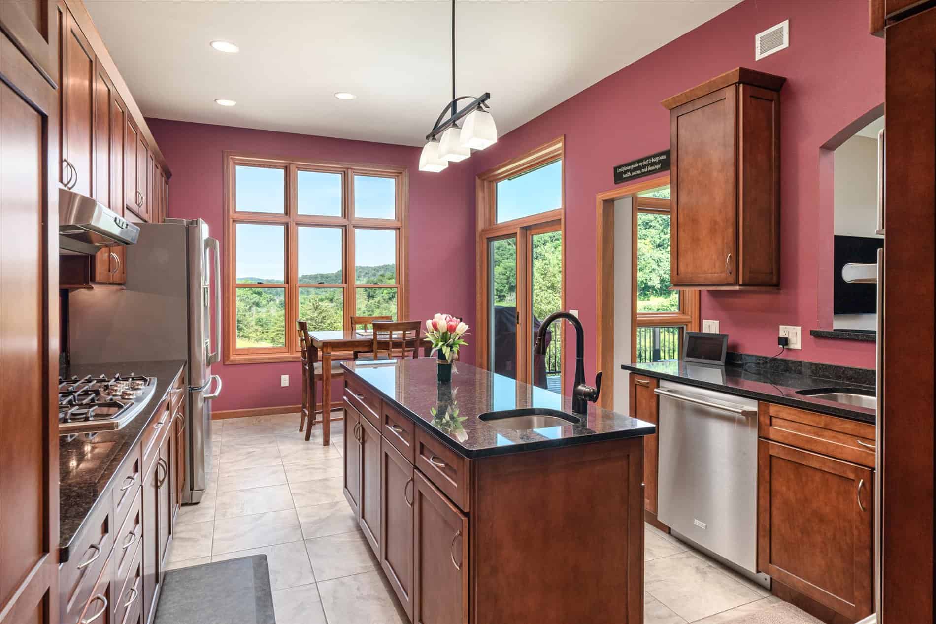 Luxury Vernon County Estate on 141 Acres with Organic Farmland, Views & Hunting