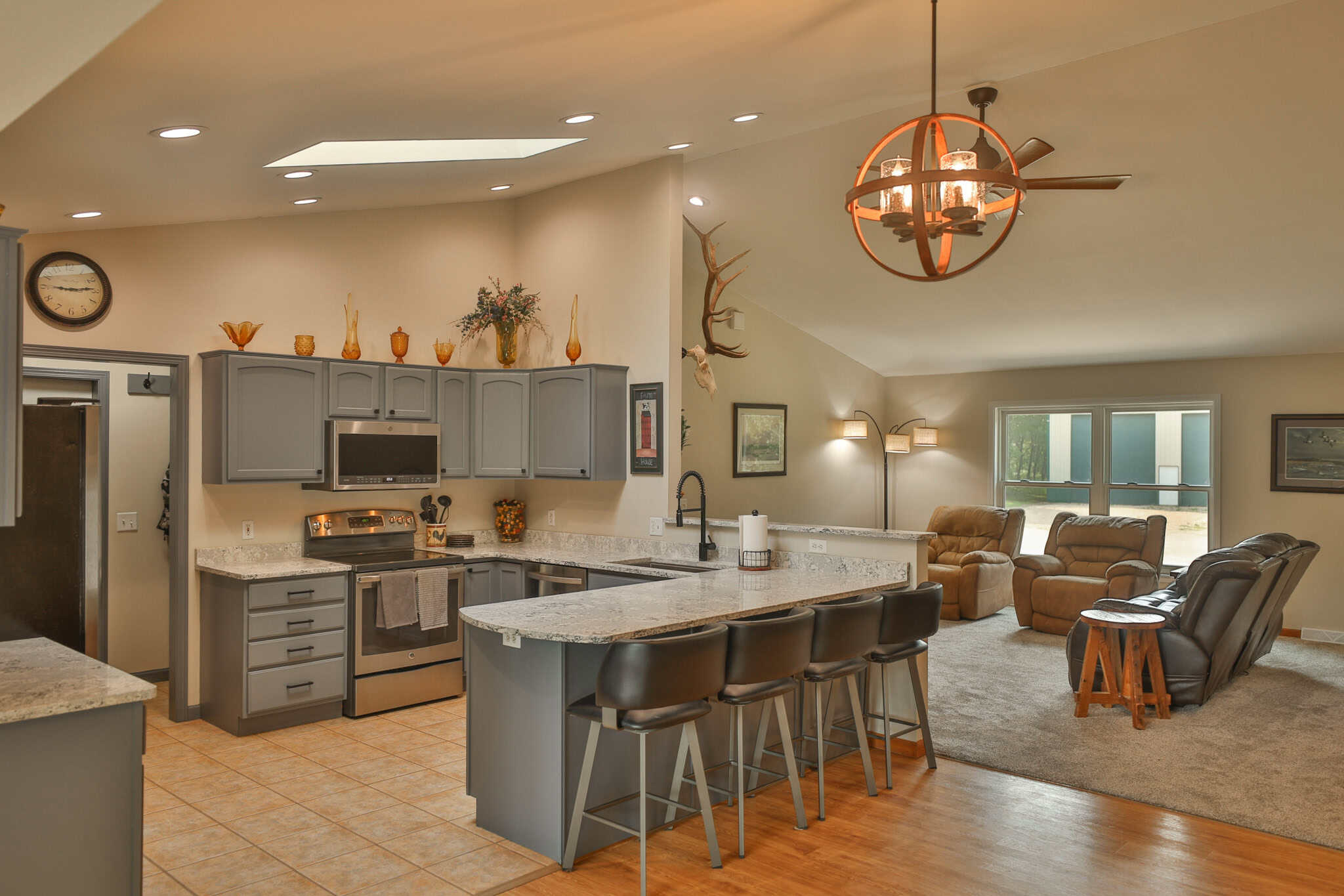 40-Acre Richland County Hunting Retreat with Ridge-Top Ranch Home & Trophy Whitetail History