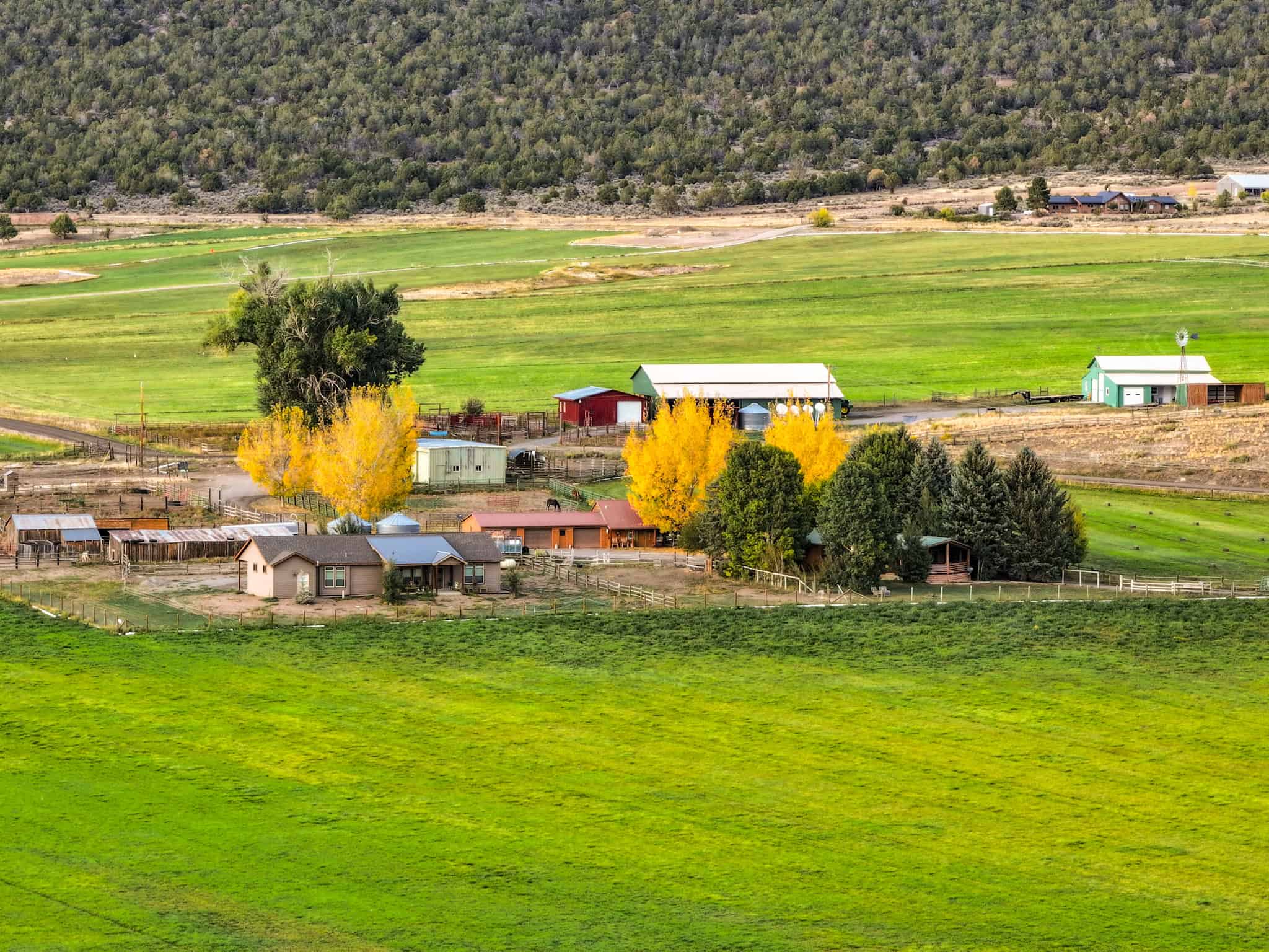 Colorado Horse Property with Multiple Homes & Irrigated Land