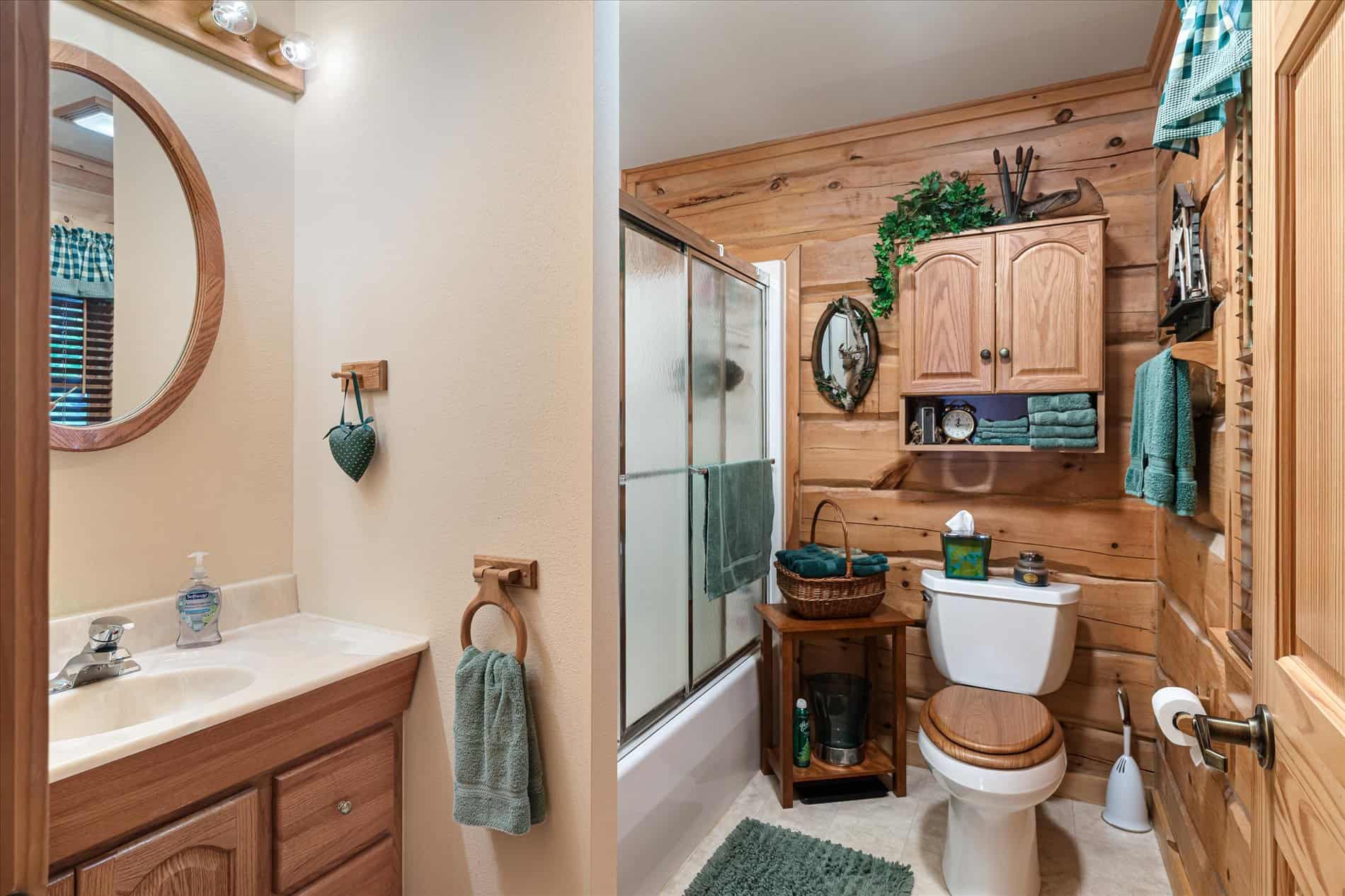 13.9 Wooded Acres, Log Home, SW Wisconsin Driftless Region For Sale