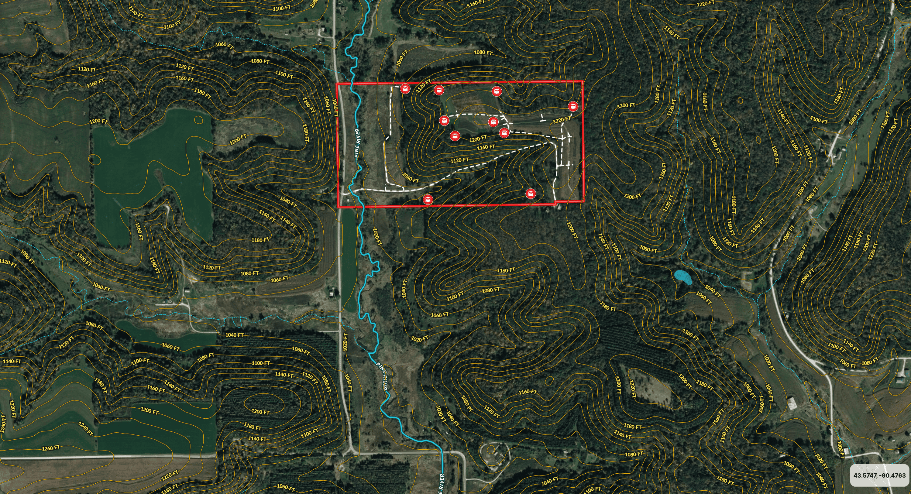 77.85+/- Acre Professionally Designed Whitetail Hunting Property for Sale in Vernon County, Wisconsin