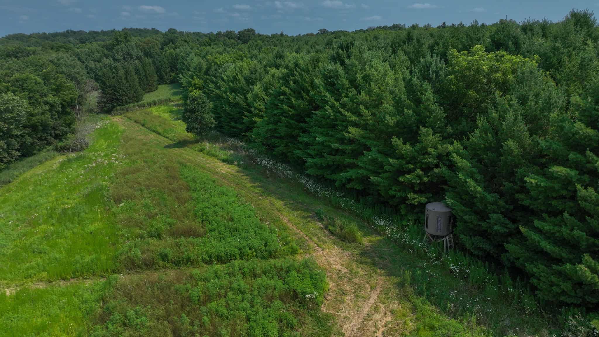 40-Acre Richland County Hunting Retreat with Ridge-Top Ranch Home & Trophy Whitetail History