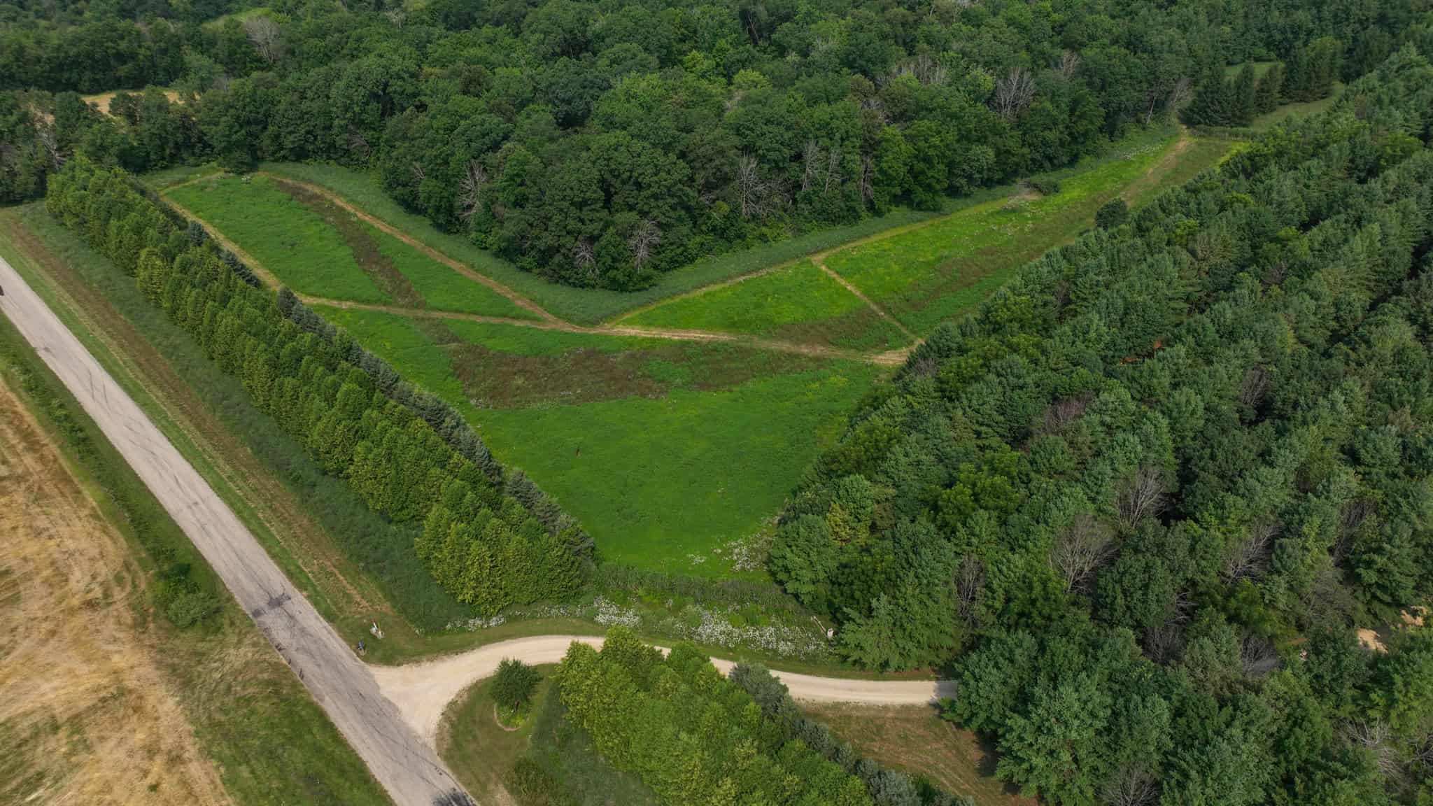 40-Acre Richland County Hunting Retreat with Ridge-Top Ranch Home & Trophy Whitetail History
