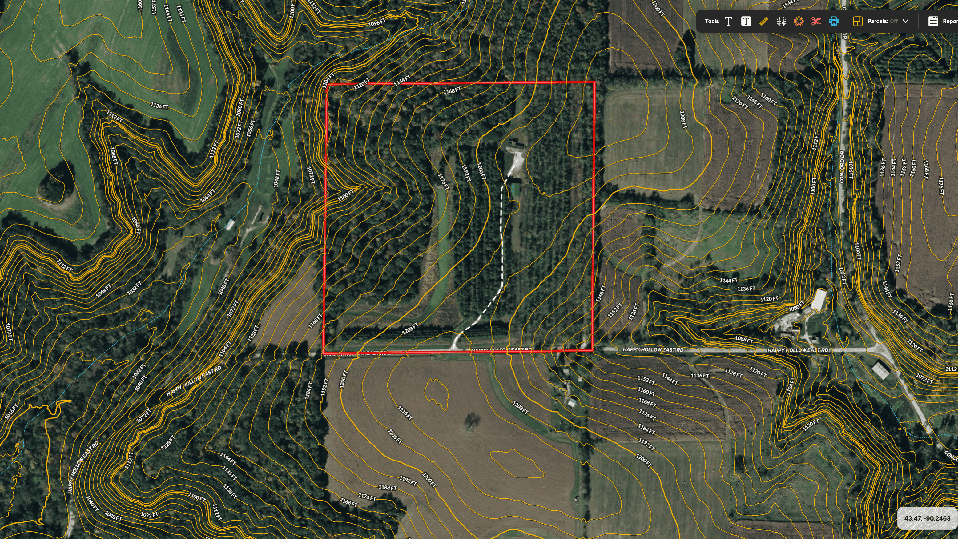 40-Acre Richland County Hunting Retreat with Ridge-Top Ranch Home & Trophy Whitetail History