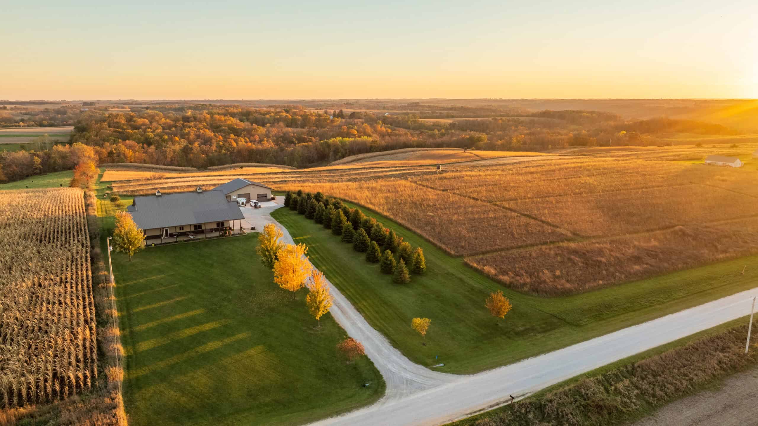42+/- Acres with 4 Bedroom Home in Decorah IA